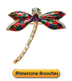 Rhinestone Brooches